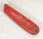 Vintage Stanley 1299 Fixed Blade Red Utility Knife. Fixed Price $14.99.