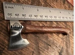 Micro Mini Axe Tribute Stihl Chainsaw Vintage Logos Letter Opener Pocket Knife. Fixed Price $28.99.