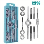 12PCS Metric Screw Tap Die Set, M6-M12, Alloy Steel Hand Threading Tools. Fixed Price $27.54.