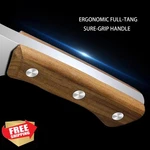 Kvlniqs Handmade Butcher Cleaver Knife, Full Tang Meat Chopper, Heavy Duty Ki.... Fixed Price $20.00.