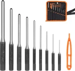 9 Pieces Roll Pin Punch Set, Horusdy Removing Repair Tool With Holder For Automo. Fixed Price $22.93.