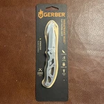 Gerber Paraframe Mini - Silver Stainless Steel Clip Folding Knife. Fixed Price $12.25.