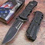 Usmc Marine Corps. Black Spring Assisted Blade Tactical Rescue Pocket Knife New. Fixed Price $36.98.