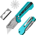 Workpro Folding Utility Knife Box Cutter Quick Change Blade Razor 10. Fixed Price $14.99.