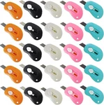 Yoohua Mini Utility Knife 25 Pack Auto Retractable Keychain Tools Vibrant Colors. Fixed Price $16.89.