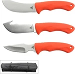 4PC Hunting Knife Set Field Dressing Kit Deer Elk Gut Hook Skinning Knives. Fixed Price $24.99.