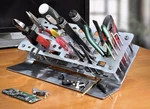 Tool Storage Holder For Desk Top, Metal Screw Driver Organize, Aluminum Alloy. Fixed Price $33.29.