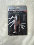 Sheffield 15-IN-1 Multi Function Pocket Knife 60010. Fixed Price $10.00.