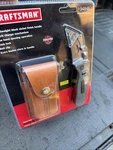 Sears Craftsman Nos Rare Graphite Color Lock Back Utility Knife 94846. Fixed Price $69.69.