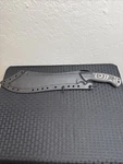 Work Tuff Gear Warhammer SK85 Knife Darkwashed Black, Kydex Sheath. Fixed Price $399.99.