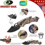 Mossy Oak Pocket Folding Blade Knife Tactical Survival Rescue Open Assist. Fixed Price $10.99.