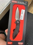 New-icon Drop Point Knife With Ceramic Bearings KDP3 (ECP020341). Fixed Price $27.99.
