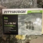 Pittsburgh 6 Piece 1/4-1/2" Pipe Tap & Die Set Essential Tool Kit New In Box. Fixed Price $25.00.
