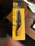 Cat Tanto Folding Knife 980047 - 7CR17MOV Stainless Steel Blade. Fixed Price $17.95.