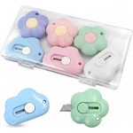 6 Pack Mini Box Cutter, Cute Letter Opener, Small Utility Multicolored. Fixed Price $11.82.