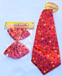 Jumbo Large Polka Dot Clown Tie + Bow Costume Halloween Dress-up Cosplay. Fixed Price $12.00.