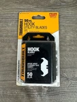 Toughbuilt Hook Utility Blades (50-PACK) TB-H4S50-14-60 Carbon Steel Razor. Fixed Price $8.36.