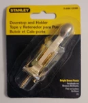 Stanley Doorstop And Holder Bright Brass Finish, #75-6300/ CD7095. New. Fixed Price $9.90.