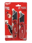 Milwaukee 48-22-1503 Fastback Folding Utility Knife Combo Set W/ Blade Storage. Fixed Price $21.96.