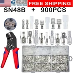 900PCS Spade Terminal Wire Connectors Set Kit SN-48B Crimping Tool Piler. Fixed Price $38.58.