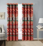 Rustic Western Southwest Native American Window Treatment Grommet Curtain Set.... Fixed Price $36.99.