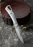 Professional Stainless Steel Folding Outdoors Utility Knife W/key Ring Buckle. Fixed Price $10.99.