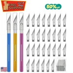 Pcs Exacto Knife, Hobby Craft Knives With 30 Spare Blades (#11). Fixed Price $8.37.