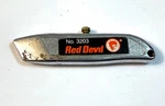 Red Devil Small Vintage Box Cutter Utility Knife Mini Blade 3203. Fixed Price $8.00.