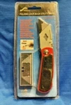 3 Pack Pro Built Folding Lock Back Utility Knife W/5 Extra Blades Quick Change. Fixed Price $19.95.