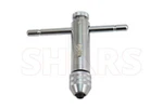 Shars 1/4 1/2" M5 M12 Chrome Plated T-handle Ratchet Tap Wrench !. Fixed Price $16.95.