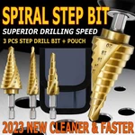 Titanium Step Drill Set Unibit Industrial Reamer Reaming 28 Sizes 3MM - 20MM. Fixed Price $9.99.