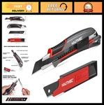 Heavy Duty Utility Knife Box Cutter 18MM Aluminum Alloy, 10 Ultra Sharp Blades,. Fixed Price $33.99.