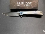 Elitedge 10-A83SBK Spring Assisted Pocket Knife With Deep Clip. Fixed Price $12.00.