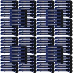 100 One Hundred Bulk Blue Utility Knives Box Cutters Snap Off Blades. Fixed Price $39.95.