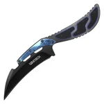 Wartech 8" Full Tang Tactical Blue Hawkbill Fixed Blade Knife Hunting Gear. Fixed Price $25.90.