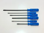 Nos Channellock Tools Usa 6PC Flat Slotted & Phillips Screwdriver Set Lot, Blue. Fixed Price $99.99.