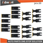 Labwork 20 Pack Titanium Oscillating Saw Blades 3 Types Multi Tool Kits. Fixed Price $22.36.