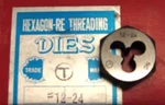 Nos! Procut #12-24NC Hexagon Threading Die, 1", ER63 0012NC. Fixed Price $5.99.