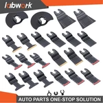 Labwork 25 Pcs Titanium Oscillating Saw Blades Bi-metal Multitool Kit. Fixed Price $22.69.