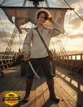 Aitipoo Kids Viking Pirate Renaissance Retro Costume Shirt Boys Cosplay. Fixed Price $27.99.