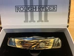 Rough Ryder Tuff Stag Large Moose 1/4" Pocket Knife RR2370. Fixed Price $18.98.
