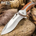8" Ridge Runner Wood Assisted Open Spring Folding Pocket Knife Blade Tactical. Fixed Price $18.99.
