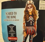 Scared To The Bone Child 4 Piece Dress Halloween Girls Costume X-large. Fixed Price $14.85.