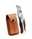 Craftsman 94845 Folding Lockback Utility Knife Wooden Handle Sheath. Fixed Price $22.90.