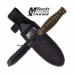 Mtech Xtreme Tactical Fixed 5" Black Blade Knife MX-8089TBT 1/2" Overall New. Fixed Price $22.21.