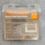 Powershot 97-030 Heavy Duty Brad Nails 9/16 Inch 14MM 18 Gauge 1600 Count New. Fixed Price $12.99.