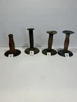 Hog Scraper With Wood Handle, Double Or Iron Candlestick Choice Antique. Fixed Price $25.00.