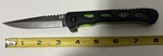 Schrade Inert Clr Liner Lock Knife Black Aluminum (3.5" Gray). Fixed Price $25.00.