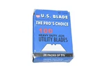 U.s. Heavy Duty Utility Blades 100 Pack 0.025IN Pro's Choice Usa Made. Fixed Price $17.99.