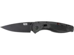 Sog Aegis Mini Assisted Opening Pocket Knife 3" Drop Point AUS-8 Stainless Steel. Fixed Price $27.36.
